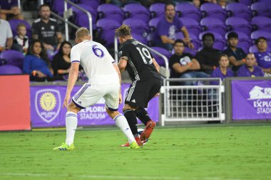 Orlando City SC 14 Ağustos 2019 Çarşamba günü Exploria Stadyumu 'nda Sporting Kansas SC' ye ev sahipliği yaptı. Fotoğraf: Marty Jean-Louis