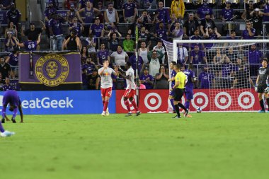 Orlando City 21 Temmuz 2019 tarihinde Florida, Orlando 'da Exploria Stadyumu' nda New York Red Bulls 'a ev sahipliği yaptı. Fotoğraf: Marty Jean-Louis