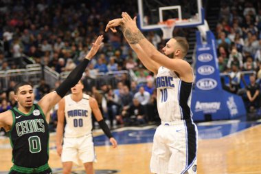 Orlando Magic 12 Ocak 2019 tarihinde Boston Celtics 'e Amway Stadyumu' nda ev sahipliği yaptı. Fotoğraf: Marty Jean-Louis