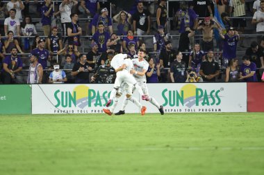 Orlando City, 7 Eylül 2019 Cumartesi günü Orlando Florida 'daki Exploria Stadyumu' nda LAFC 'ye ev sahipliği yapıyor. Fotoğraf: Marty Jean-Louis