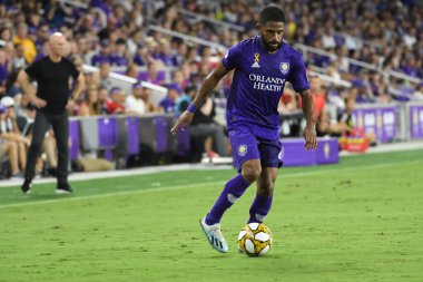 Orlando City, 7 Eylül 2019 Cumartesi günü Orlando Florida 'daki Exploria Stadyumu' nda LAFC 'ye ev sahipliği yapıyor. Fotoğraf: Marty Jean-Louis