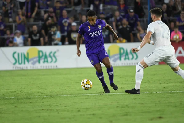 Orlando City, 7 Eylül 2019 Cumartesi günü Orlando Florida 'daki Exploria Stadyumu' nda LAFC 'ye ev sahipliği yapıyor. Fotoğraf: Marty Jean-Louis