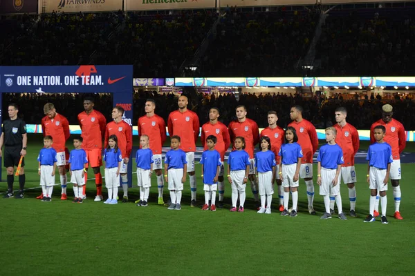 Equipo Nacional Masculino Los Estados Unidos Anfitrión Selección Nacional Ecuador — Foto de Stock