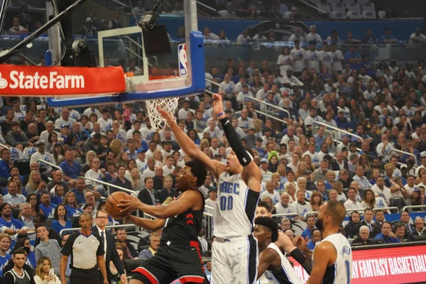 Orlando Magic Hospeda Toronto Rapters Durante Primeira Rodada Dos Playoffs — Fotografia de Stock