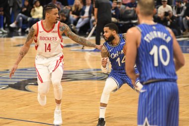 Orlando Magic, Houston Rockets 'a 13 Ocak 2019 tarihinde Amway Arena' da ev sahipliği yaptı. Fotoğraf: Marty Jean-Louis