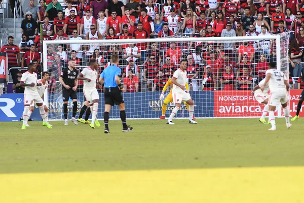 Flamengo Eintracht Frankfurt Στο Orlando City Stadium Σάββατο Ιανουαρίου 2019 — Φωτογραφία Αρχείου