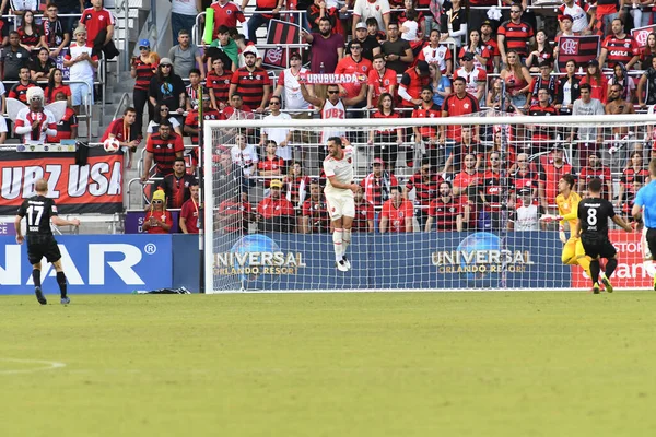 Flamengo Eintracht Frankfurt Orlando City Stadium Saturday January 2019 Photo — Stock Photo, Image