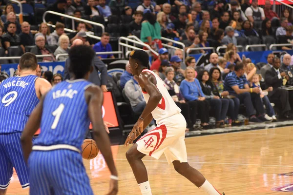 Orlando Magic Φιλοξενεί Τους Houston Rockets Στο Amway Arena Την — Φωτογραφία Αρχείου