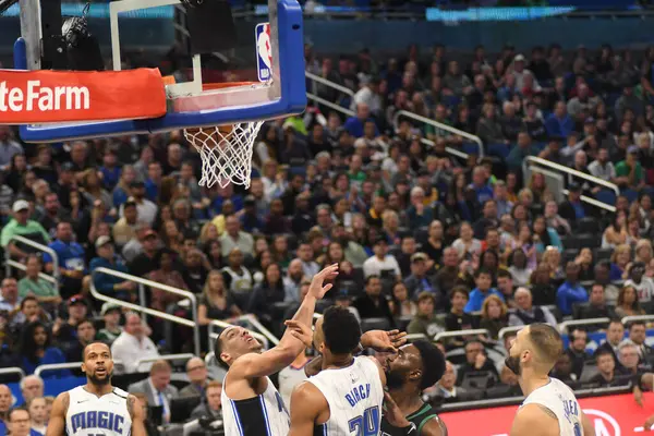 Orlando Magic Värd För Boston Celtics Amway Stadium Lördagen Den — Stockfoto