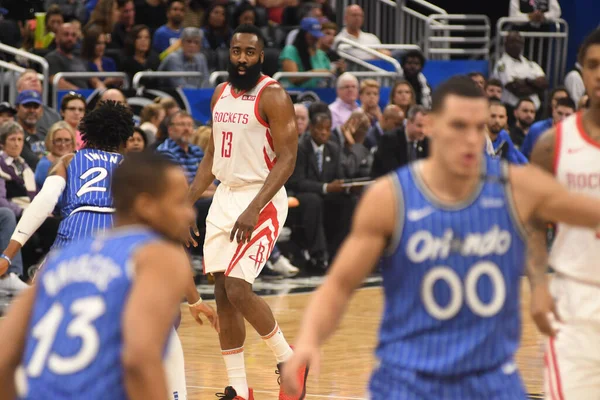 Orlando Magic Värd För Houston Rockets Amway Arena Söndagen Den — Stockfoto