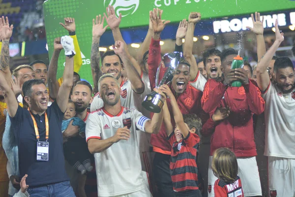 Flamengo Eintracht Frankfurt Orlando City Stadium Sábado Enero 2019 Crédito —  Fotos de Stock