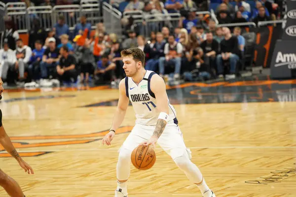 Orlando Magic Empfangen Freitag Den Februar 2020 Die Dallas Mavericks — Stockfoto