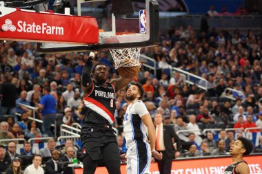 Orlando Magic 2 Mart 2020 tarihinde Orlando Florida 'daki Amway Center' da Portland Trailblazers 'a ev sahipliği yaptı.. 