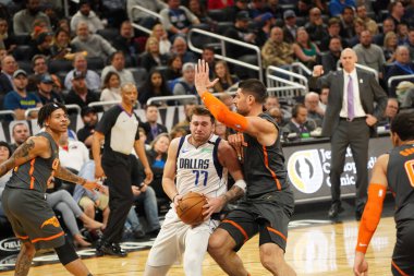 Orlando Magic, 21 Şubat 2020 Cuma günü Orlando Florida 'daki Amway Center' da Dallas Mavericks 'e ev sahipliği yapıyor..