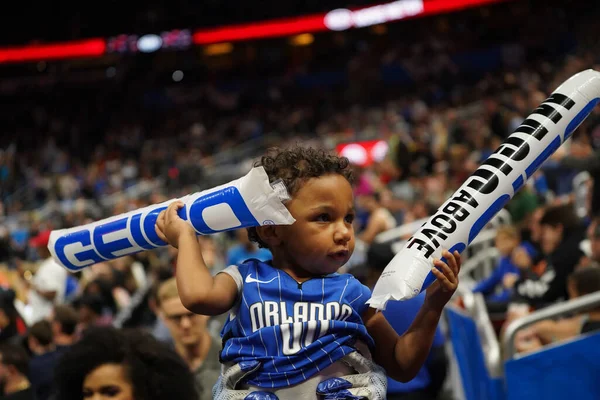 Orlando Magic Host Portland Trailblazers Het Amway Center Orlando Florida — Stockfoto