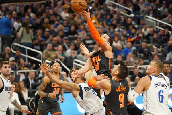 Orlando Magic Vært Dallas Mavericks Amway Center Orlando Florida Fredag - Stock-foto