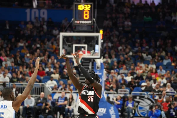 Orlando Magic Empfangen Montag Den März 2020 Die Portland Trailblazers — Stockfoto