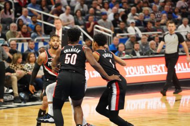 Orlando Magic 2 Mart 2020 tarihinde Orlando Florida 'daki Amway Center' da Portland Trailblazers 'a ev sahipliği yaptı.. 