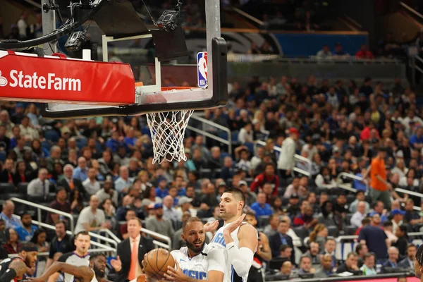 Orlando Magic Hospeda Portland Trailblazers Amway Center Orlando Florida Segunda — Fotografia de Stock