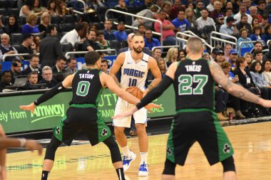 Orlando Magic 12 Ocak 2019 tarihinde Boston Celtics 'e Amway Stadyumu' nda ev sahipliği yaptı. Fotoğraf: Marty Jean-Louis