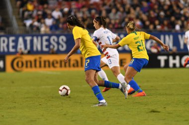 SheBelieves Kupası Finali, 5 Mart 2019 'da Tampa Florida Raymond James Stadyumu' nda ABD ile Brezilya arasında oynanacak. Fotoğraf: Marty Jean-Louis