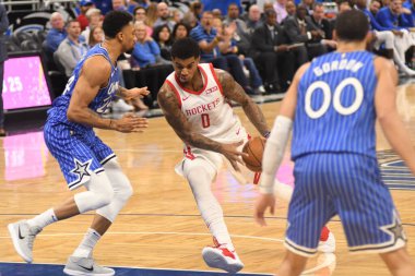Orlando Magic, Houston Rockets 'a 13 Ocak 2019 tarihinde Amway Arena' da ev sahipliği yaptı. Fotoğraf: Marty Jean-Louis