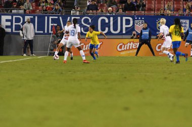 SheBelieves Kupası Finali, 5 Mart 2019 'da Tampa Florida Raymond James Stadyumu' nda ABD ile Brezilya arasında oynanacak. Fotoğraf: Marty Jean-Louis