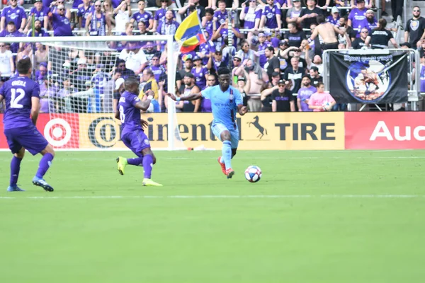 Orlando City Host New York City All Orlando City Stadium — Foto Stock