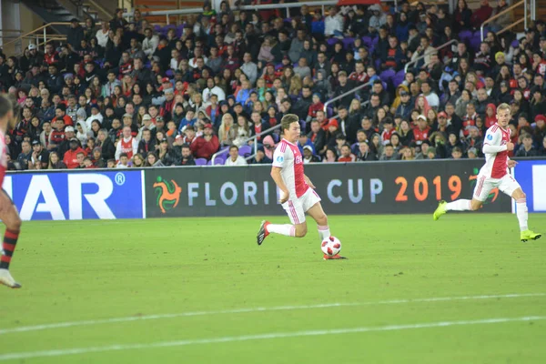 Ajax Flemengo Stadionie Orlando City Stadium Czwartek Stycznia 2019 Zdjęcie — Zdjęcie stockowe