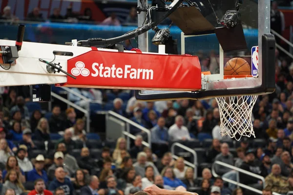 Orlando Magic Gastheer Van Dallas Mavericks Het Amway Center Orlando — Stockfoto