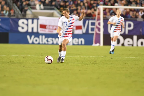 Shebelieves Cup Finale Con Usa Brasile Raymond James Stadium Tampa — Foto Stock