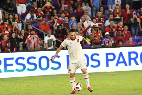 Flamengo Eintracht Frankfurt Στο Orlando City Stadium Σάββατο Ιανουαρίου 2019 — Φωτογραφία Αρχείου