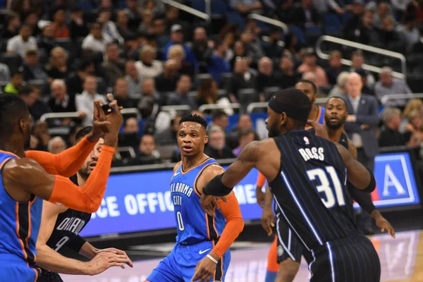 Orlando Magic Organizuje Oklahomacity Thunder Amway Center Orlando Florydzie Stycznia — Zdjęcie stockowe