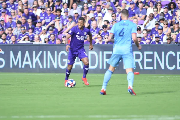 Orlando City Host New York City Orlando City Stadium Orlando — Stock fotografie