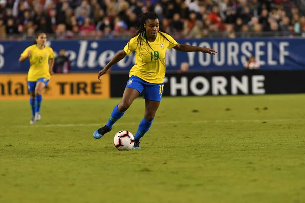 Shebelieves Cup Finale Met Usa Brazilië Raymond James Stadium Tampa — Stockfoto