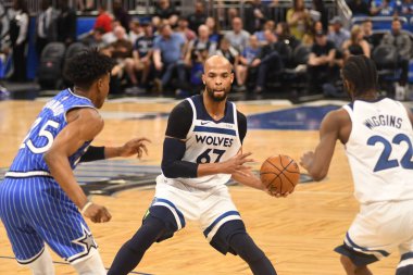 Orlando Magic, 7 Şubat 2019 'da Orlando, Florida' da Amway Arena 'da Minnesota Timberwolves' a ev sahipliği yapar. Fotoğraf: Marty Jean-Louis
