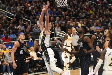 Orlando Magic, 31 Ocak 2019 tarihinde Orlando Florida 'daki Amway Center' da Indiana Pacers 'a ev sahipliği yapmaktadır. Fotoğraf: Marty Jean-Louis