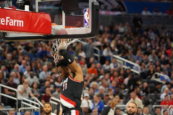 Orlando Magic Värd För Portland Trailblazers Amway Center Orlando Florida — Stockfoto