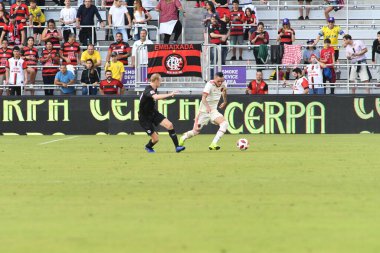Flamengo Eintracht Frankfurt 'a karşı 12 Ocak 2019 Cumartesi günü Orlando City Stadyumu' nda. Fotoğraf: Marty Jean-Louis
