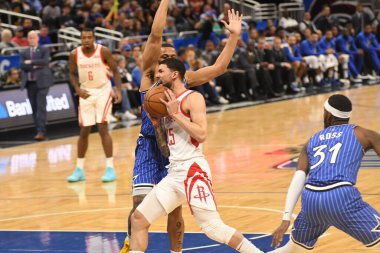 Orlando Magic, Houston Rockets 'a 13 Ocak 2019 tarihinde Amway Arena' da ev sahipliği yaptı. Fotoğraf: Marty Jean-Louis