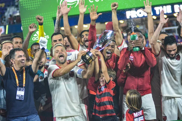 Flamengo Eintracht Frankfurt Orlando City Stadium Sábado Enero 2019 Crédito —  Fotos de Stock