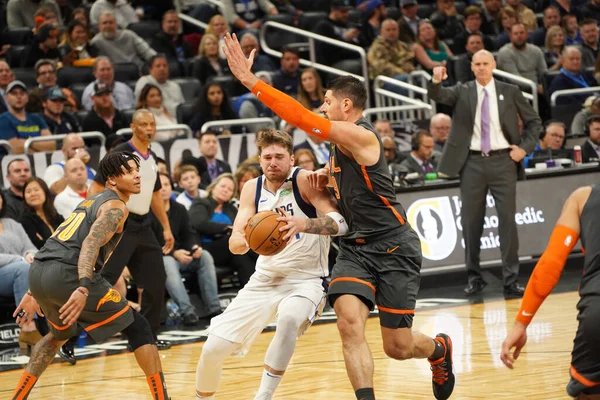 Orlando Magic Empfangen Freitag Den Februar 2020 Die Dallas Mavericks — Stockfoto