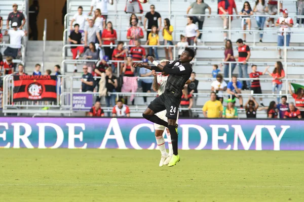 Flamengo Eintracht Frankfurt Orlando City Stadium Lördagen Den Januari 2019 — Stockfoto