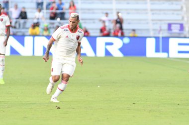 Flamengo Eintracht Frankfurt 'a karşı 12 Ocak 2019 Cumartesi günü Orlando City Stadyumu' nda. Fotoğraf: Marty Jean-Louis