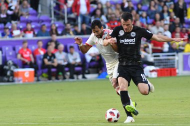 Flamengo Eintracht Frankfurt 'a karşı 12 Ocak 2019 Cumartesi günü Orlando City Stadyumu' nda. Fotoğraf: Marty Jean-Louis