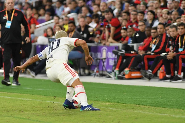 Flamengo Eintracht Frankfurt All Orlando City Stadium Sabato Gennaio 2019 — Foto Stock