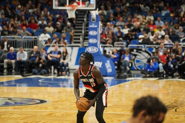 Orlando Magic Hostit Portland Trailblazers Amway Center Orlando Florida Pondělí — Stock fotografie