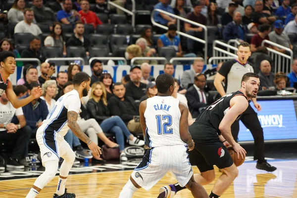 Orlando Magic Menjadi Tuan Rumah Bagi Portland Trailblazers Amway Center — Stok Foto