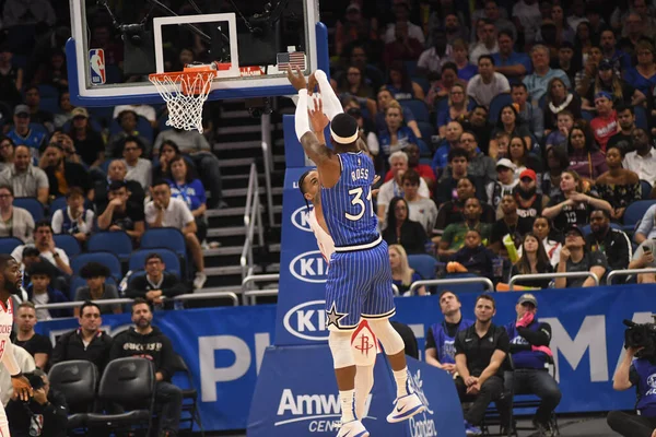 Orlando Magic Houston Rockets Ocak 2019 Tarihinde Amway Arena Sahipliği — Stok fotoğraf