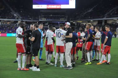 Orlando City 27 Eylül 2017 'de Orlando City Stadyumu' nda New England Devrimi 'ne ev sahipliği yaptı..  